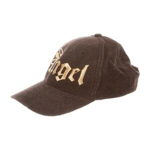 DSQUARED2 Dark Black Cap with Gold Lettering Angel